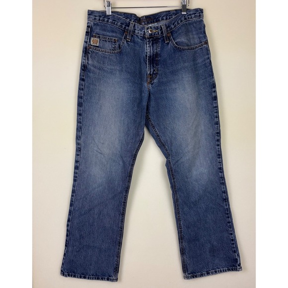 Cinch Men's Relaxed Fit Jeans SZ 35x32 Blue Denim Western Cowboy Rodeo Ranch - Picture 1 of 9